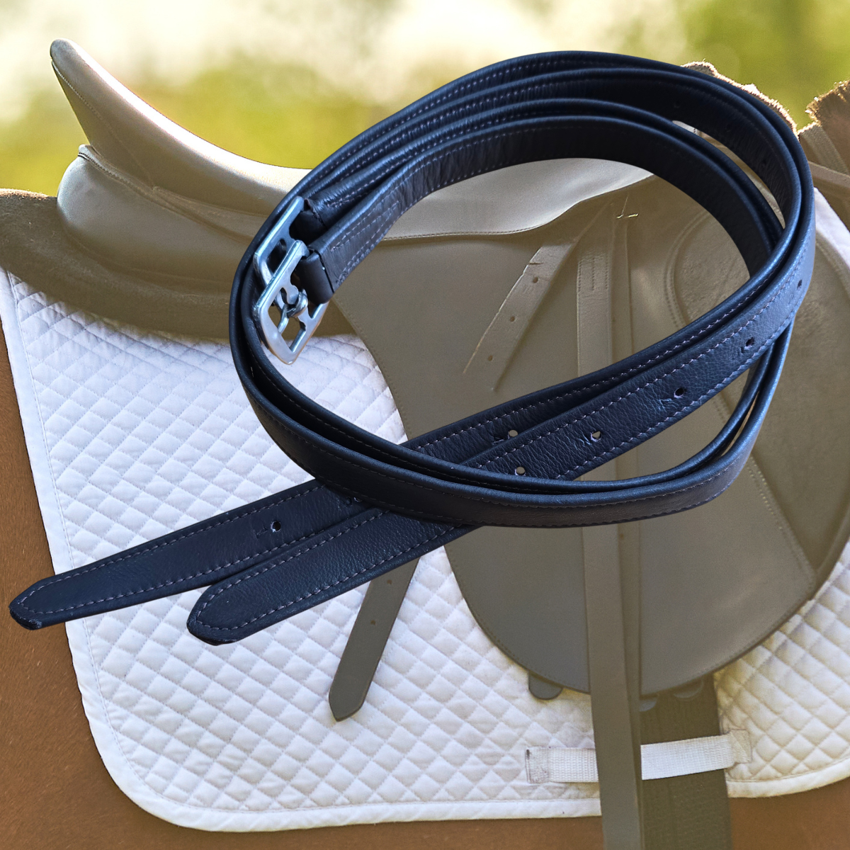 Soft Padded Stirrup Leathers | Adults 132cm Foxwood Equestrian | Showing Tack and Saddlery Store