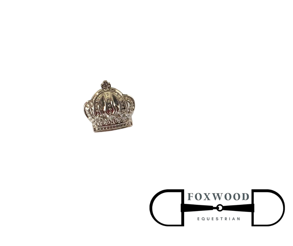Gold Crown Tie Tack Foxwood Equestrian | Showing Tack and Saddlery Store
