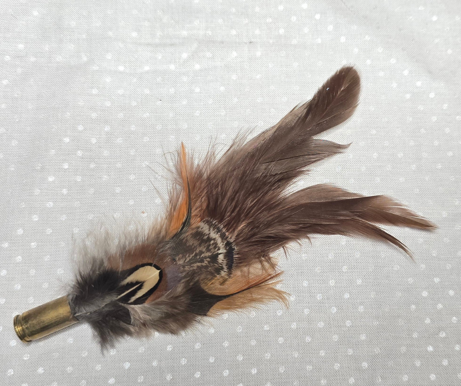 Small Feather Hat Pin Foxwood Equestrian - Showing Tack and Saddlery