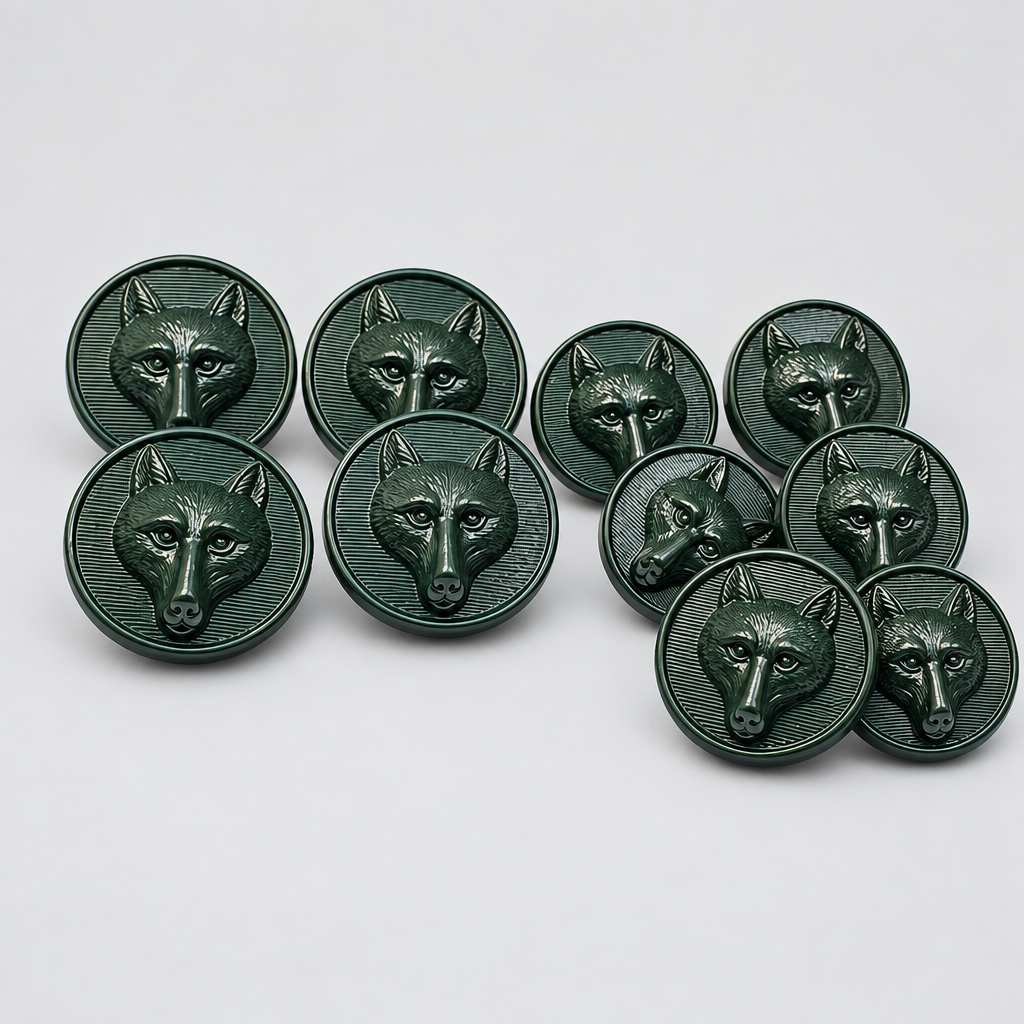 Foxhead Button Set Green Hurlford