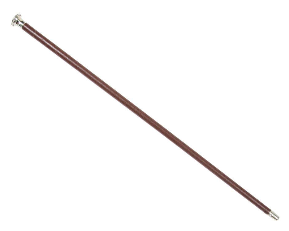 Leather Show Cane Bullet End County