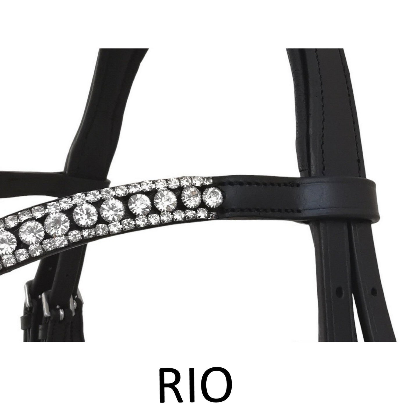 GES Rio Snaffle White With Reins GES Equestrian