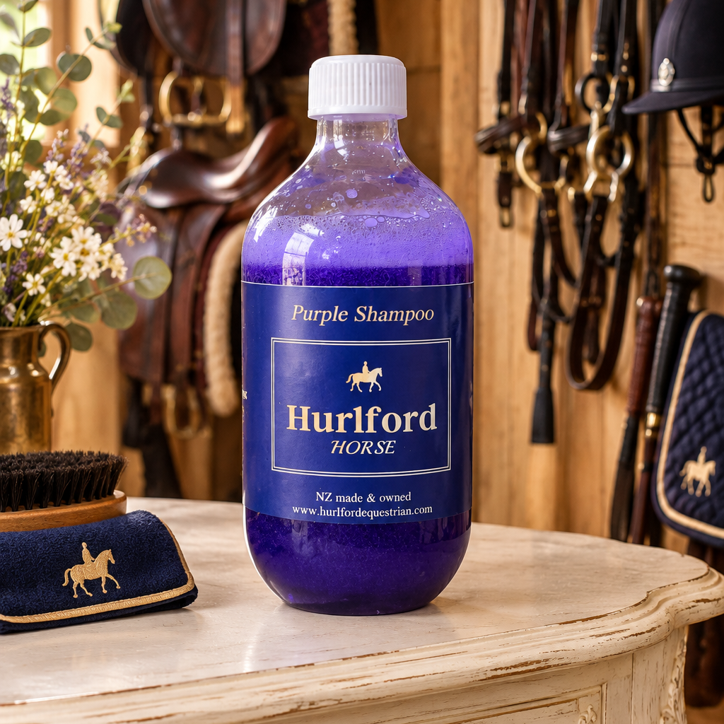 Hurlford Horse Purple Shampoo  Foxwood Equestrian | Showing Tack and Saddlery Store