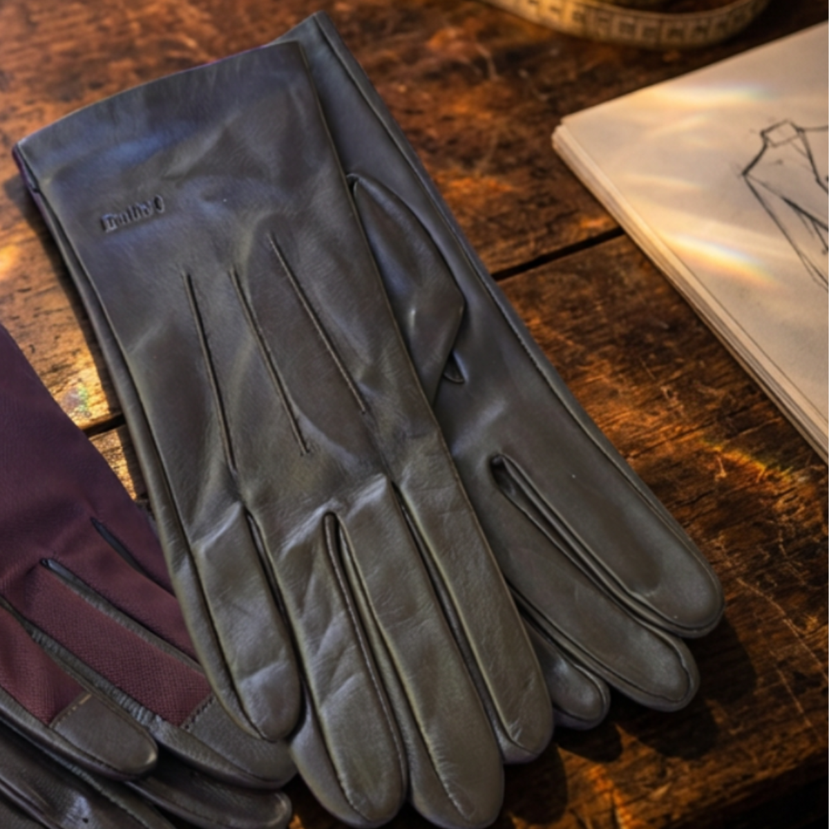 Hurlford Elite Leather Riding Gloves Adults |Brown  Foxwood Equestrian | Showing Tack and Saddlery Store
