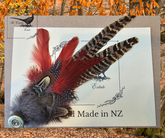 Feather Hat Pin- Large The Country Estate
