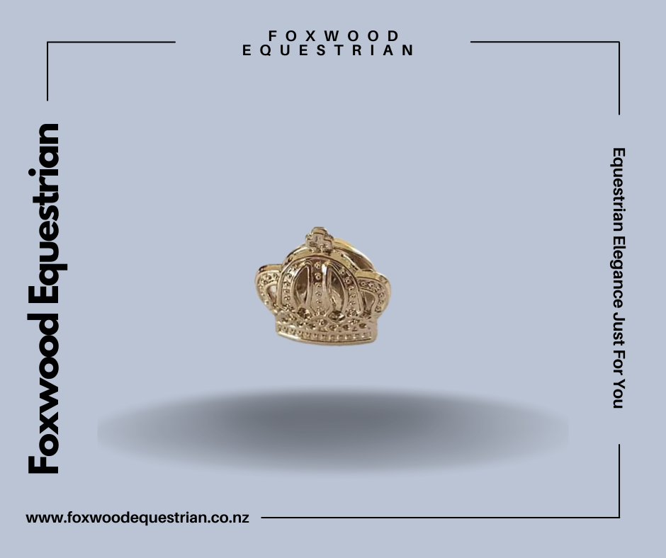Gold Crown Tie Tack