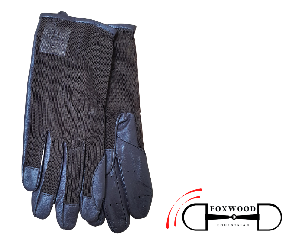 Hurlford Cool Mesh Gloves Adults Brown Hurlford